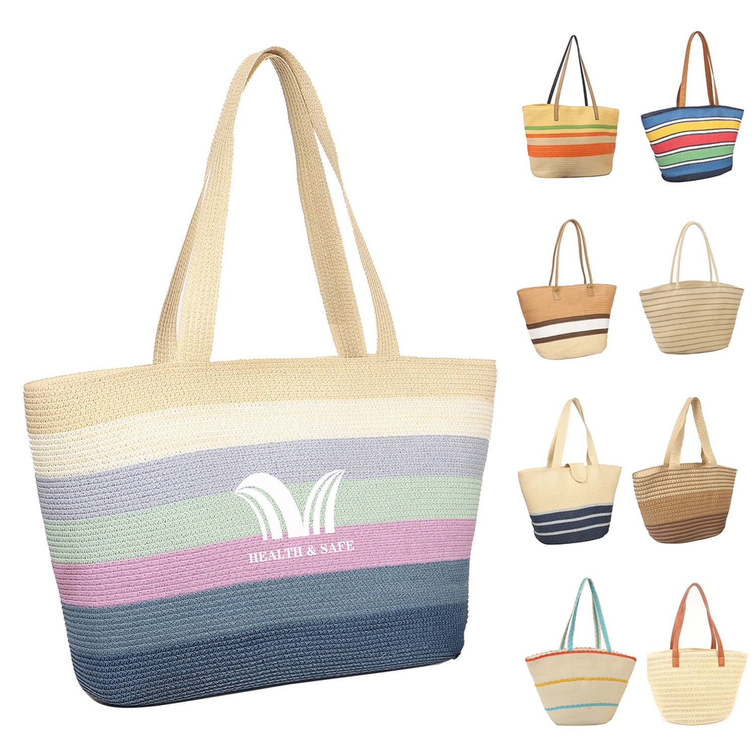 Straw Woven Tote Shoulder Bag