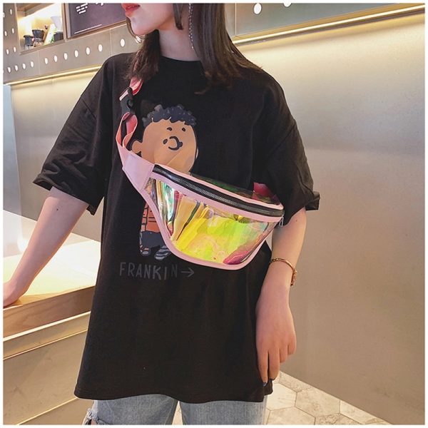 PVC Personality Shiny Reflective Laser Holographic Bag
