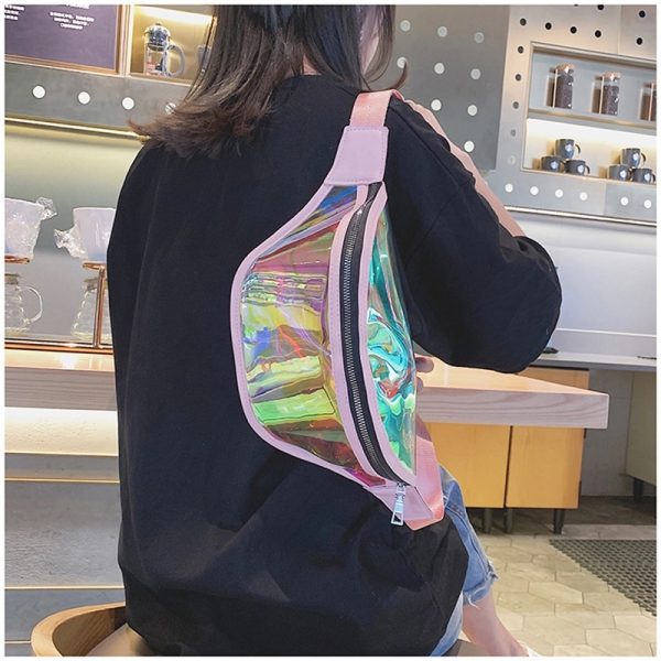 PVC Personality Shiny Reflective Laser Holographic Bag