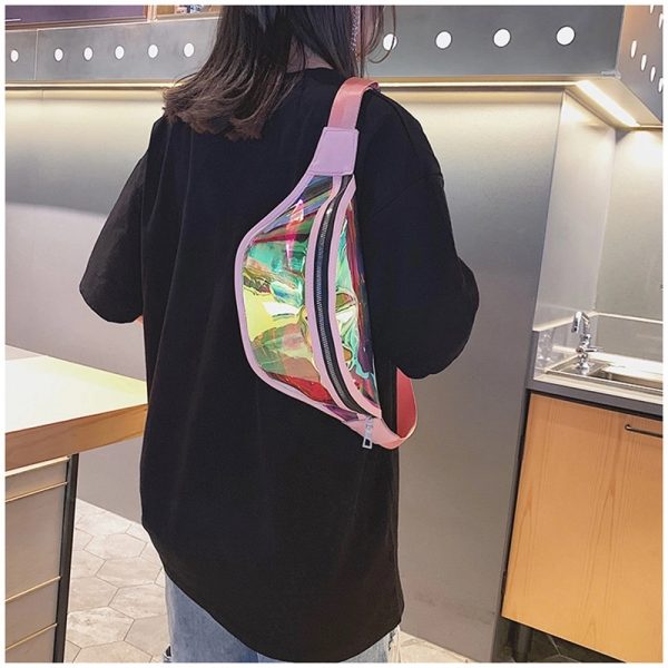 PVC Personality Shiny Reflective Laser Holographic Bag