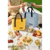Nylon Portable Zipper Thermal Oxford Lunch Bags