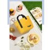Nylon Portable Zipper Thermal Oxford Lunch Bags