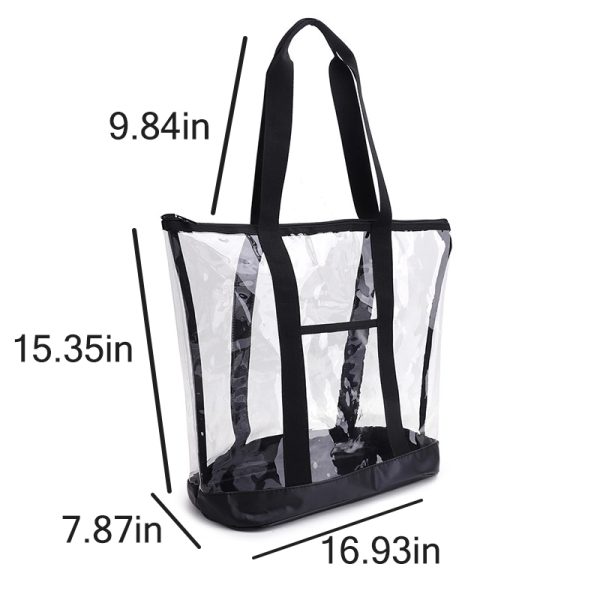 PVC Transparent Clear Tote Bag