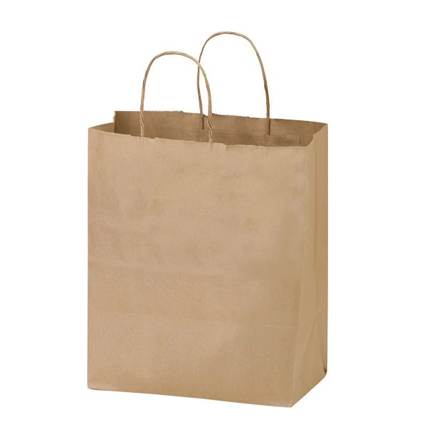 Natural Kraft Paper Shopper Tote Bag