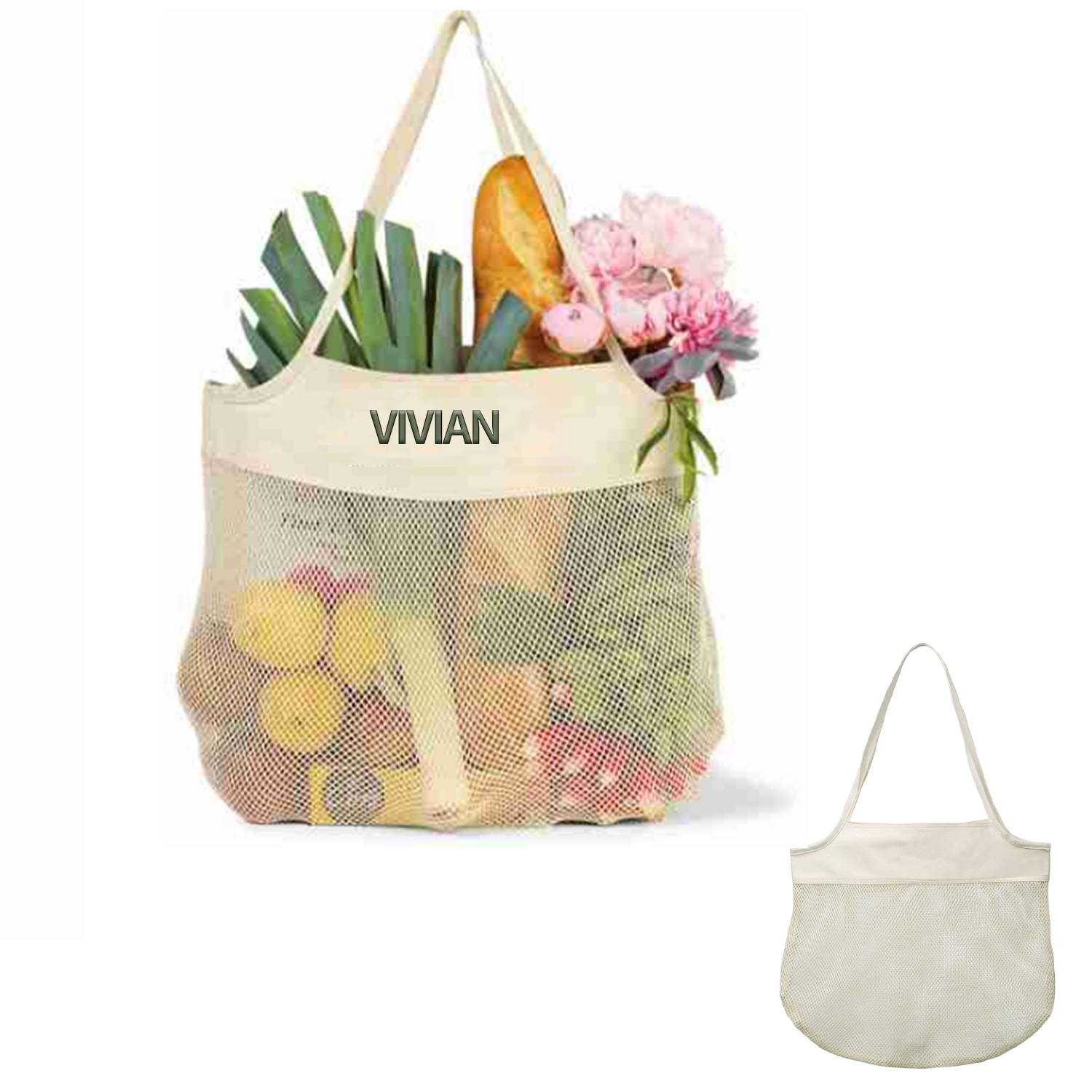 Cotton Market Mesh Bag
