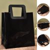 Black PVC Gift Wrap Bag