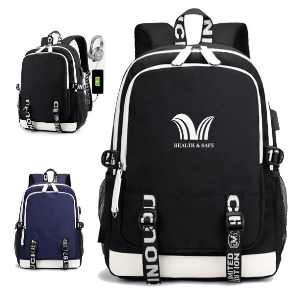 Laptop Backpack With USB Charging Port