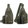 Sling Backpack With Earphone Hole