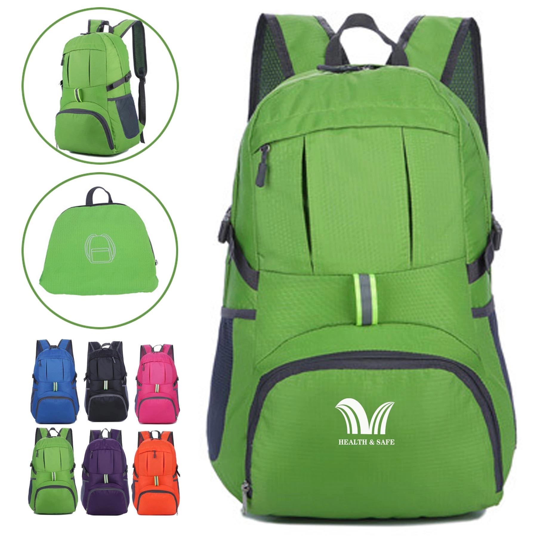 Large Capacity Foldable Lightweight Backpack