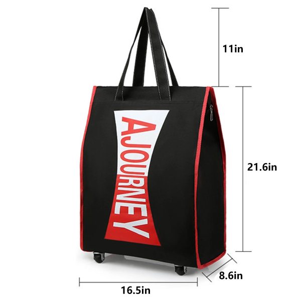 Large Capacity Rolling Tote