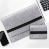 Two-in-One Felt Laptop Sleeve