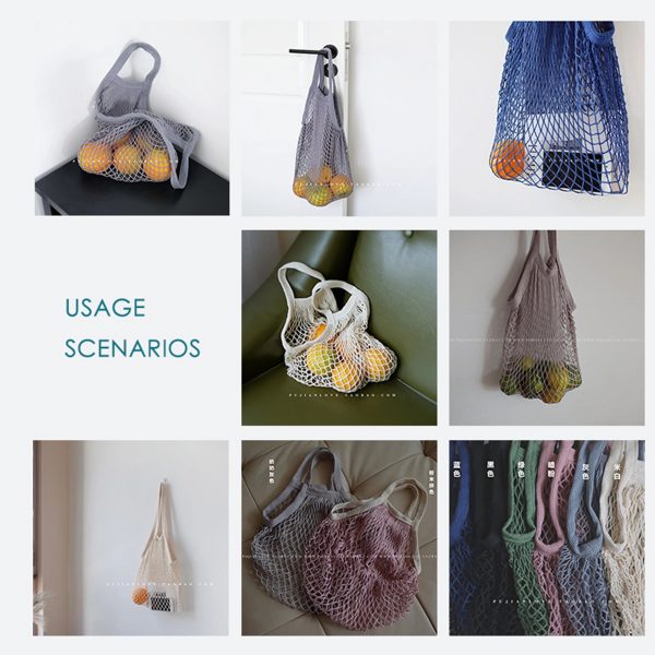 Organic Cotton Mesh Shopping Bag