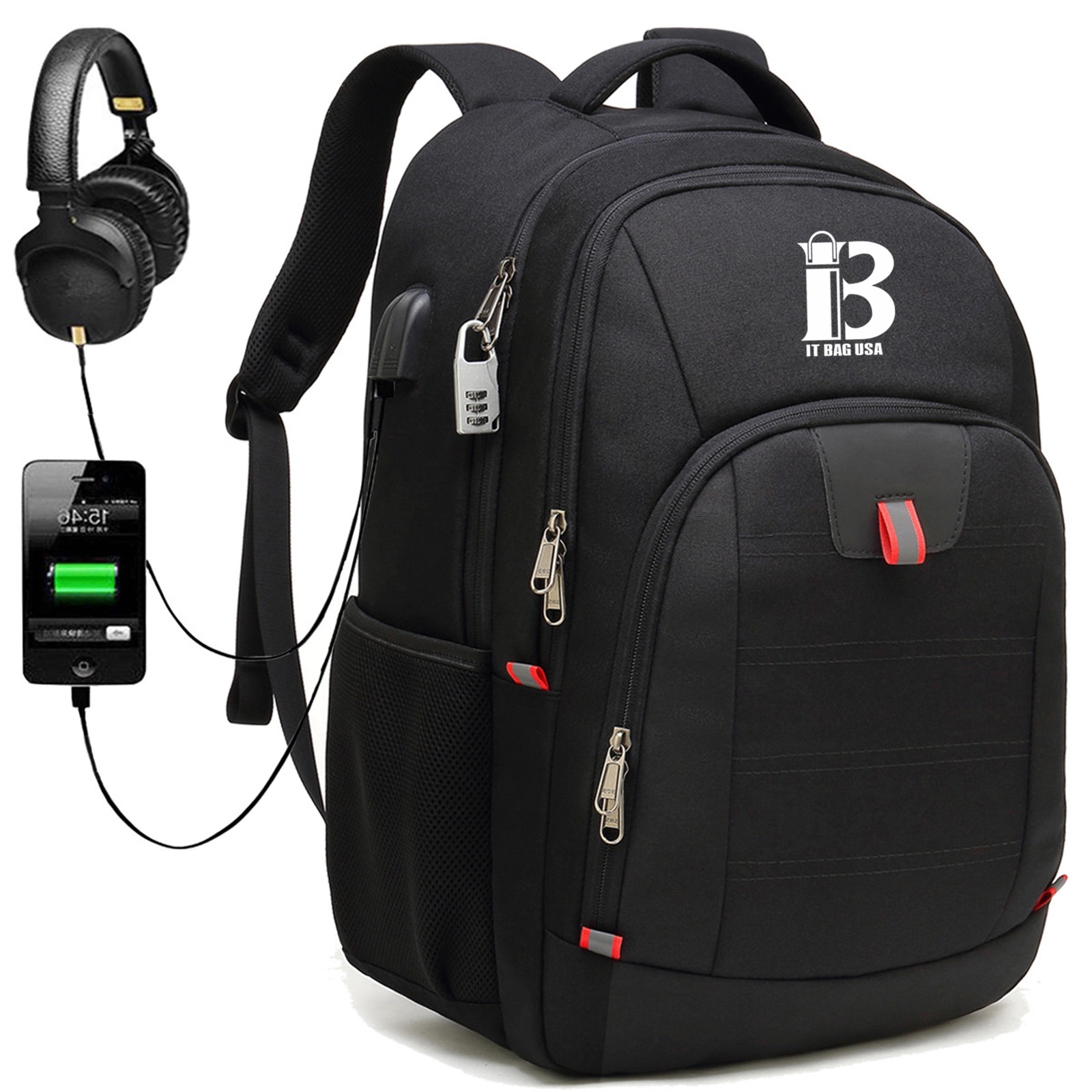 17 Inch Anti Theft Business Backpacks With Usb