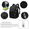 17 Inch Anti Theft Business Backpacks With Usb