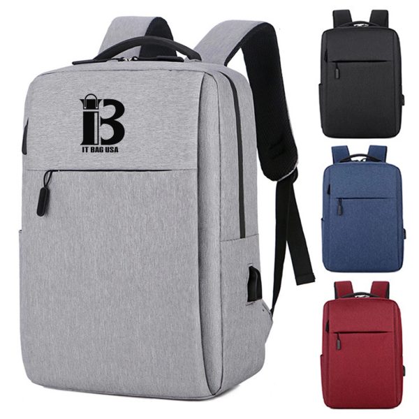 15.6 Inch Laptop Waterproof Business Backpack With Usb Port