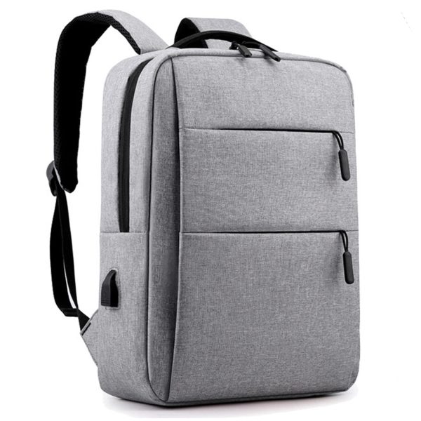 15.6 Inch Double Pull Laptop Backpack With Usb Port