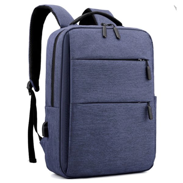 15.6 Inch Double Pull Laptop Backpack With Usb Port