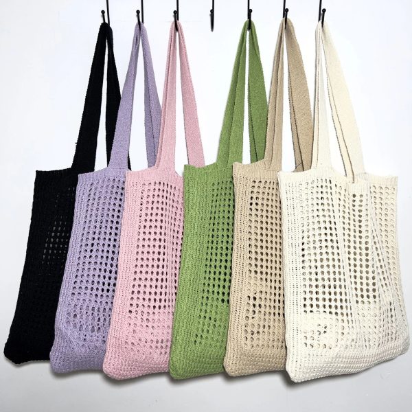 Hollow Knitted Shoulder Bags Women Handbag Summer