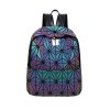 Women Men Geometric Luminous Purse Flash Travel Shoulder