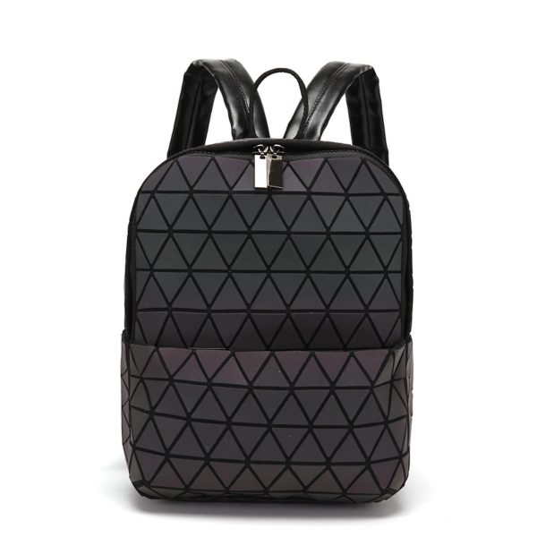 Women Men Geometric Luminous Purse Flash Travel Shoulder