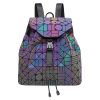 Women Men Geometric Luminous Purse Flash Travel Shoulder