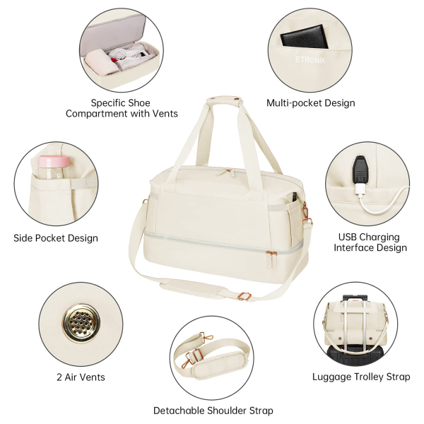 Travel Bag With Usb Charging Port
