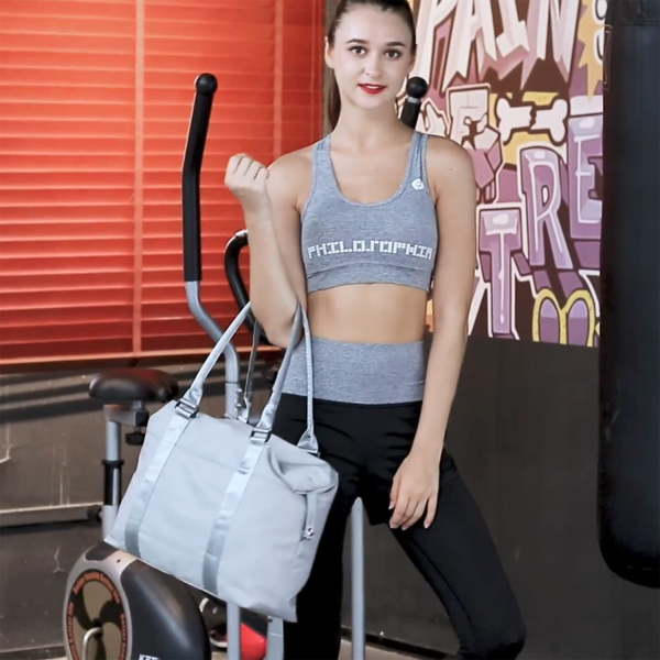 Duffel Tote Bag With Trolley Sleeve