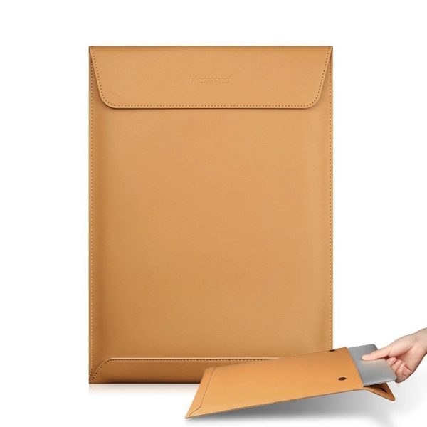 11/12/13/15 Inch Leather Laptop Sleeve Bag