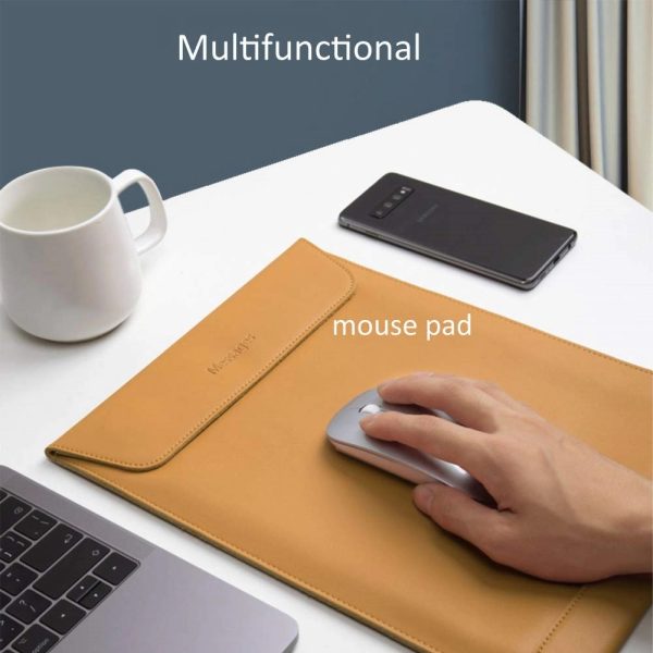 11/12/13/15 Inch Leather Laptop Sleeve Bag