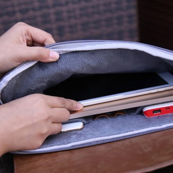 14 Inches Portable Leather Laptop Handbag