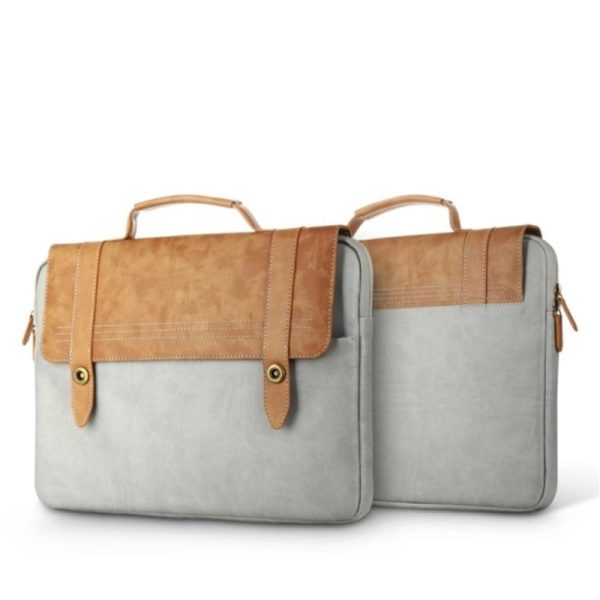 14 Inches Portable Leather Laptop Handbag