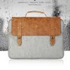 14 Inches Portable Leather Laptop Handbag
