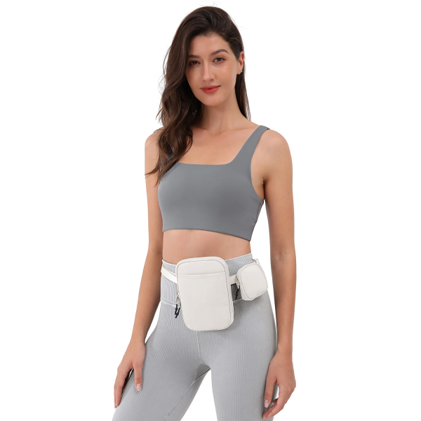 Unisex Crossbody Bag With Removable Small Pouch