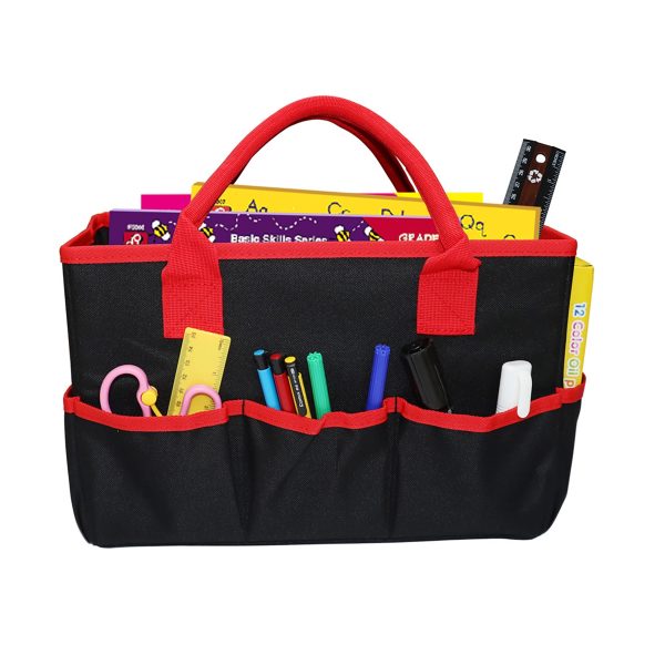 Teacher Tote Bag With Bottom Pad Separated Storage
