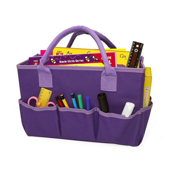 Teacher Tote Bag With Bottom Pad Separated Storage