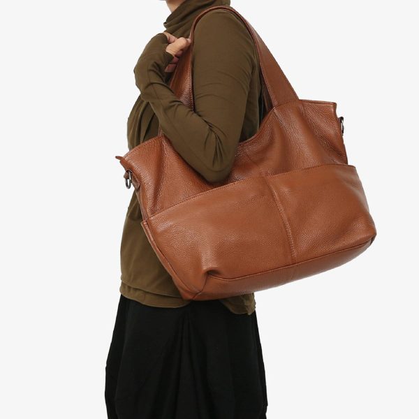 Women's Soft Genuine Leather Tote Bag
