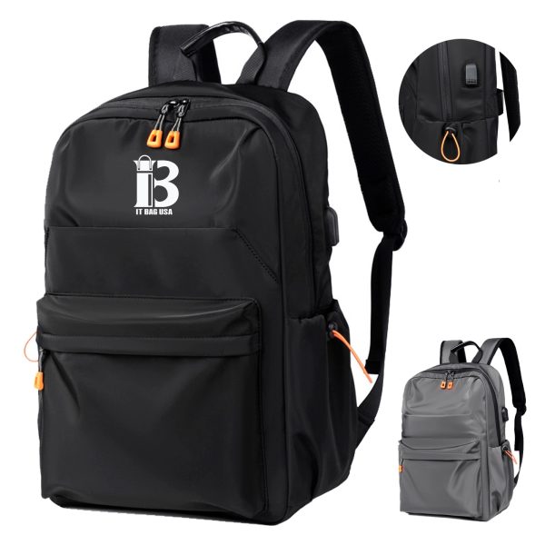 Schoolbag Leisure Unisex Computer Backpack