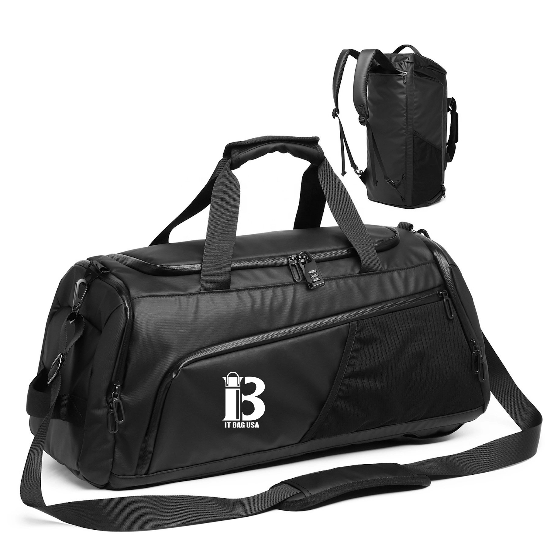 Waterproof Sports Bag For Ball With Shoe Compartment