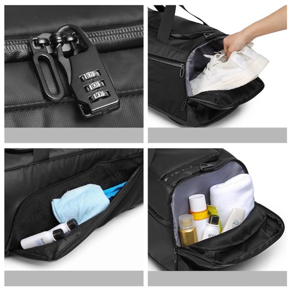Waterproof Sports Bag For Ball With Shoe Compartment