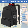 Large Racket Bags With Insulated Pocket