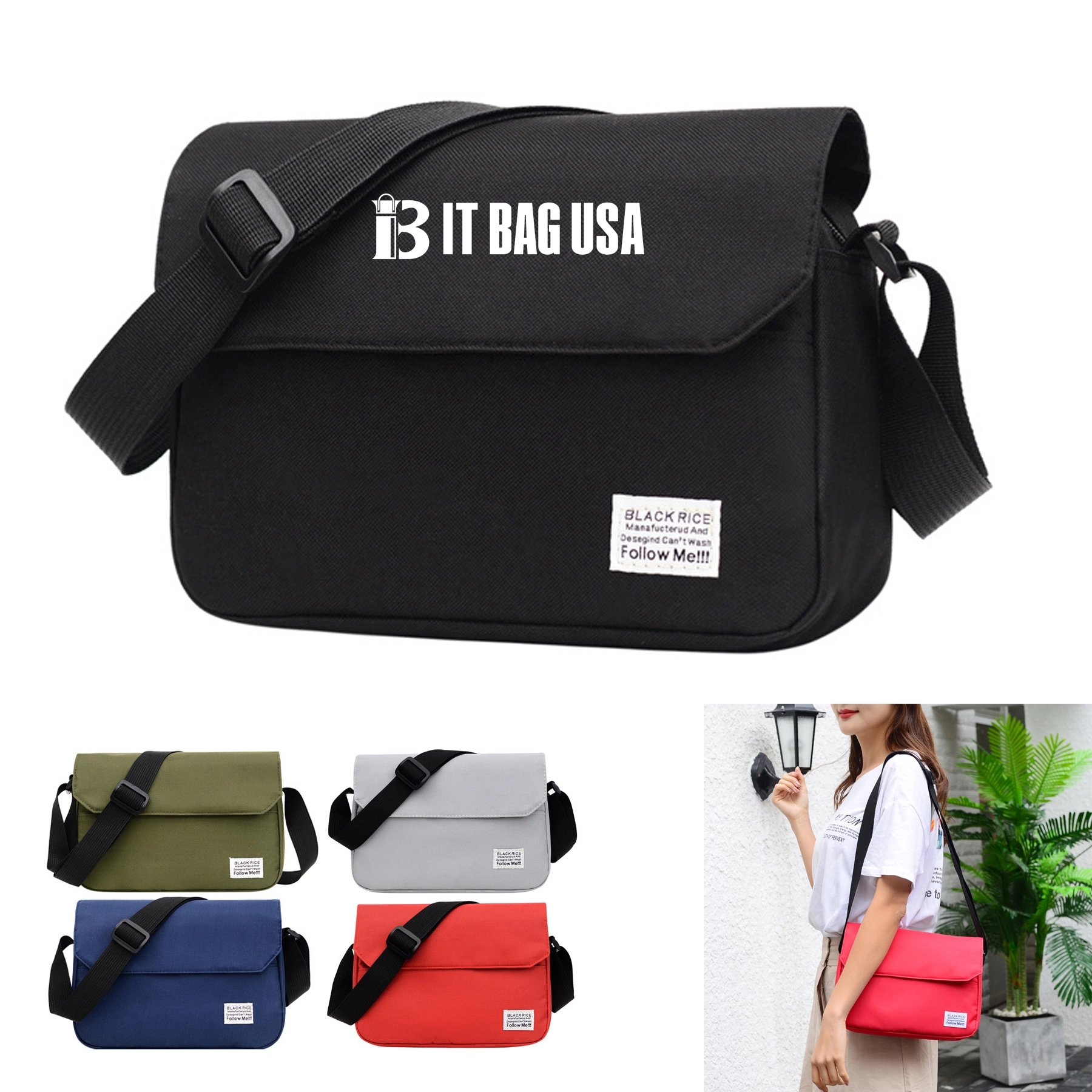 Small Sling Crossbody Bag For Women Men