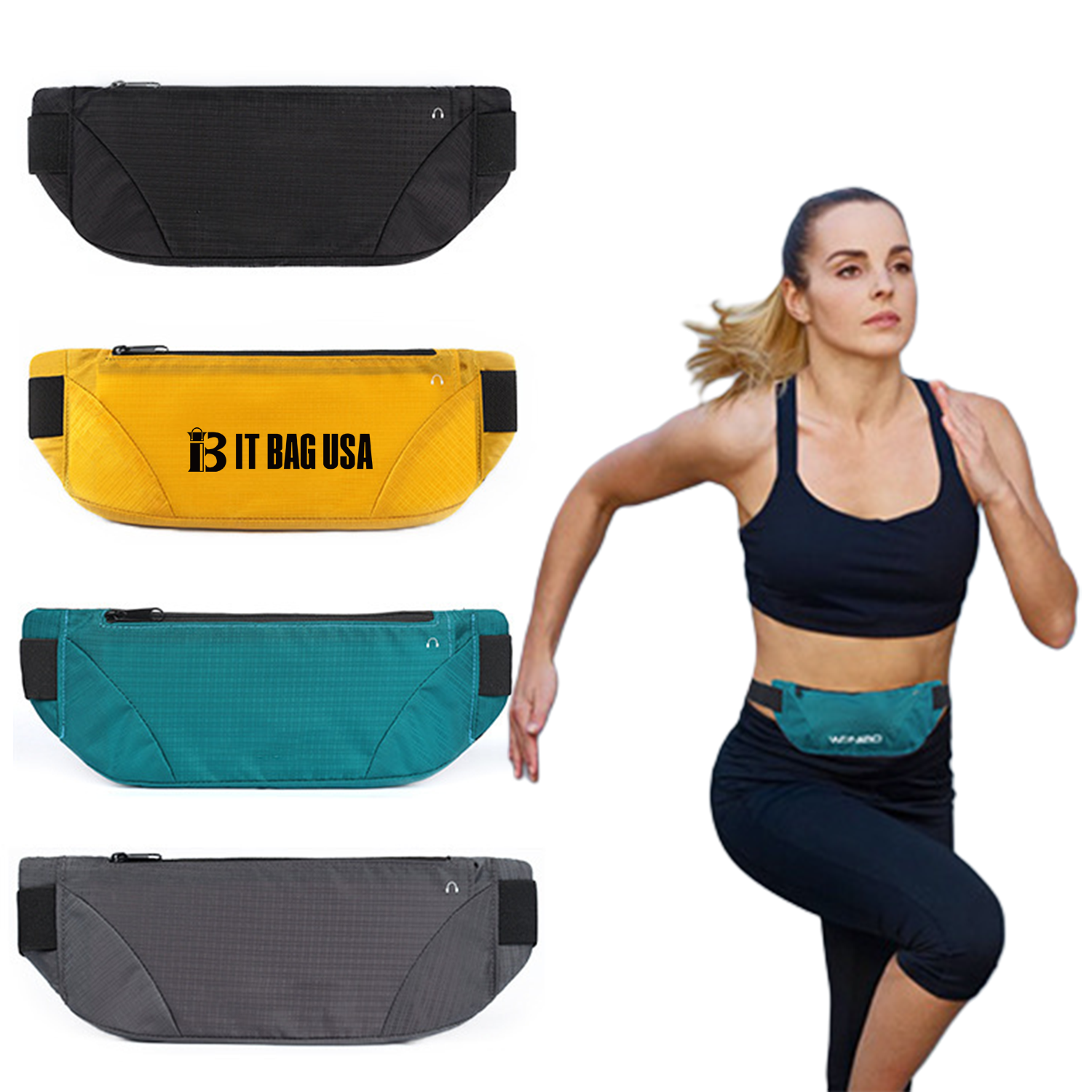 Ultrathin Waterproof Slim Running Belt