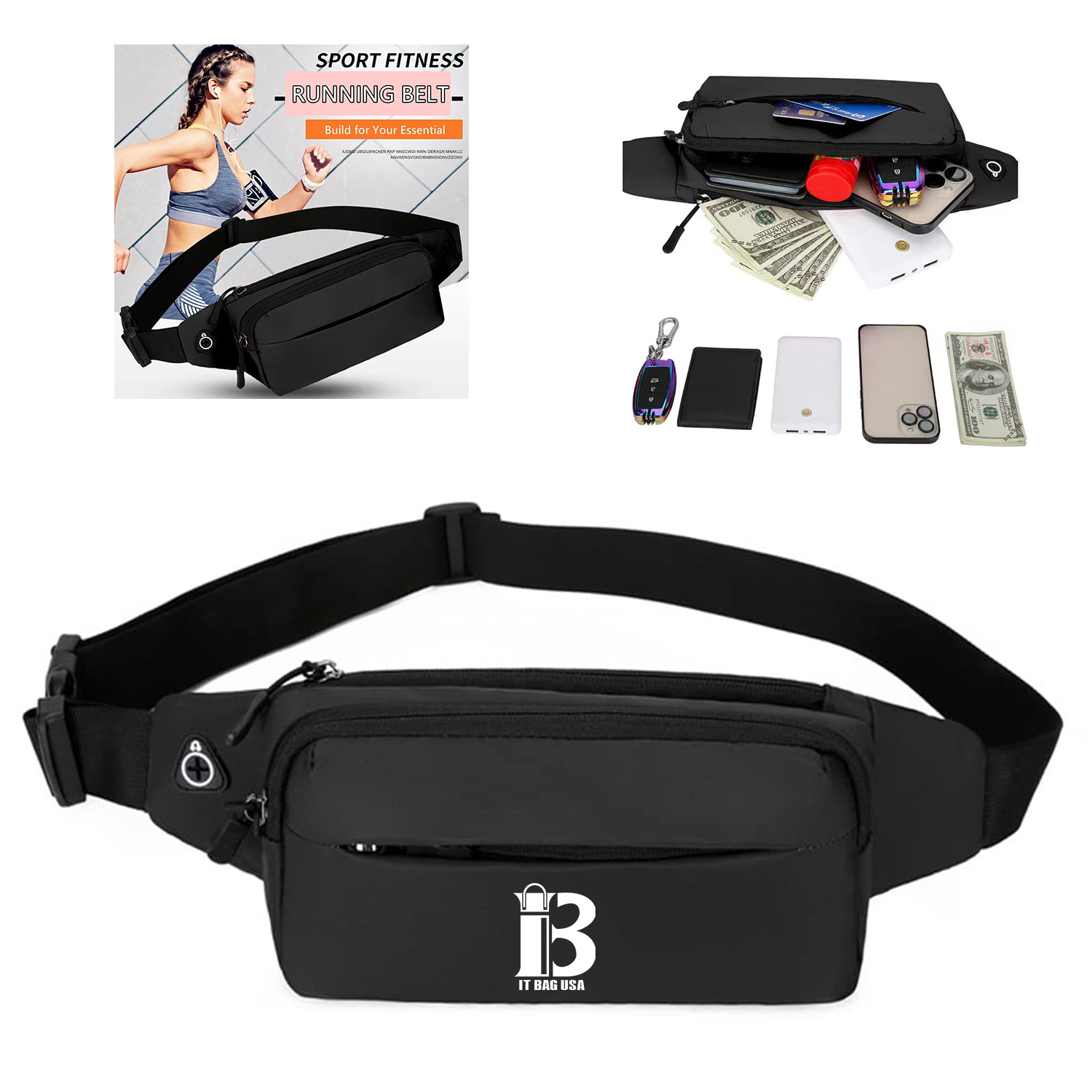 Running Belt Phone Fanny Pack
