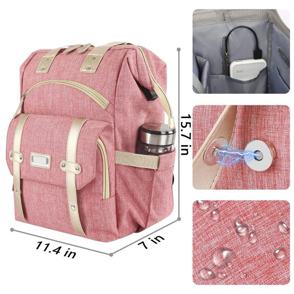 Rfid Backpack For 15.6 Inch Laptop With Usb Charging Port