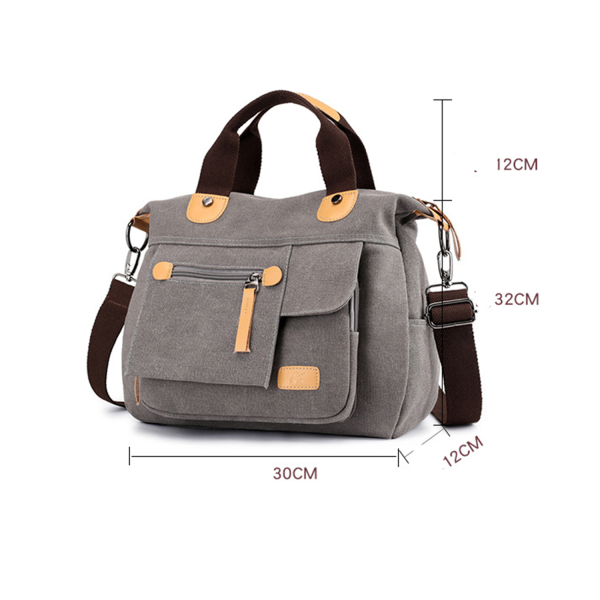 Lightweight Organizer Handbag With Multiple Pocket