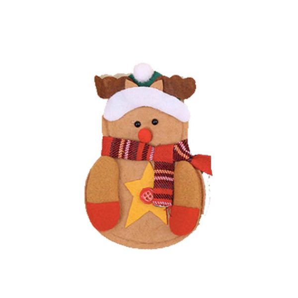 Christmas  Santa Cutlery Set Bag