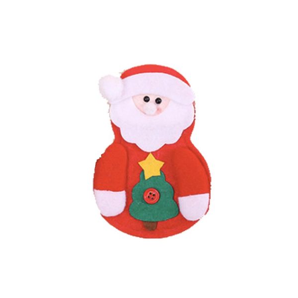 Christmas  Santa Cutlery Set Bag