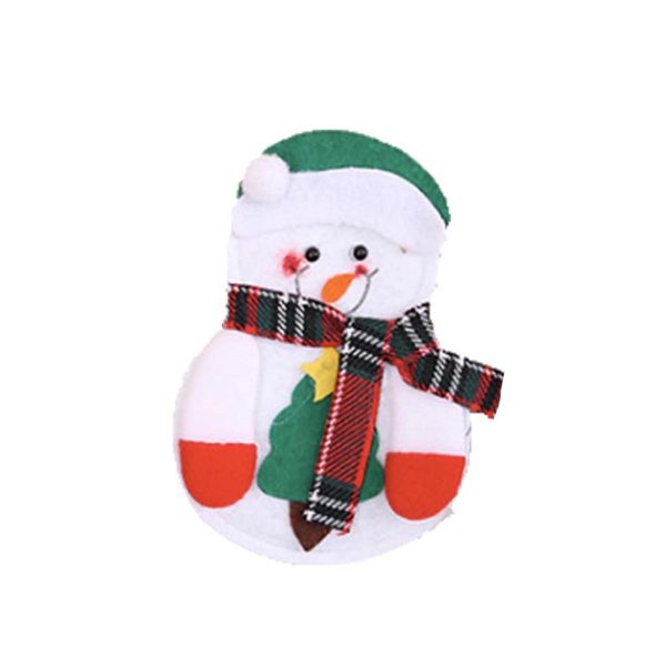 Christmas  Santa Cutlery Set Bag