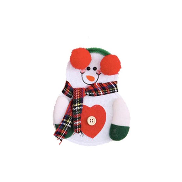 Christmas  Santa Cutlery Set Bag
