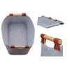 Felt Firewood Tote Bag